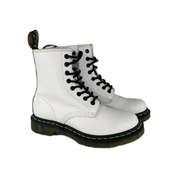 Dr. Martens Doc Doc's Pascal Combat Boots US 6 Eyelet Leather Lace Up Boot - Picture 1 of 12